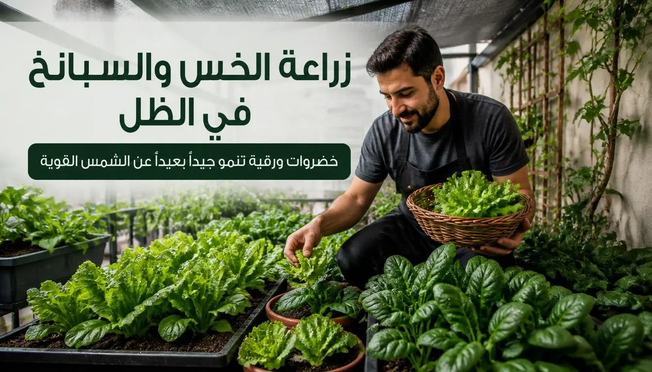 زراعة الخس والسبانخ