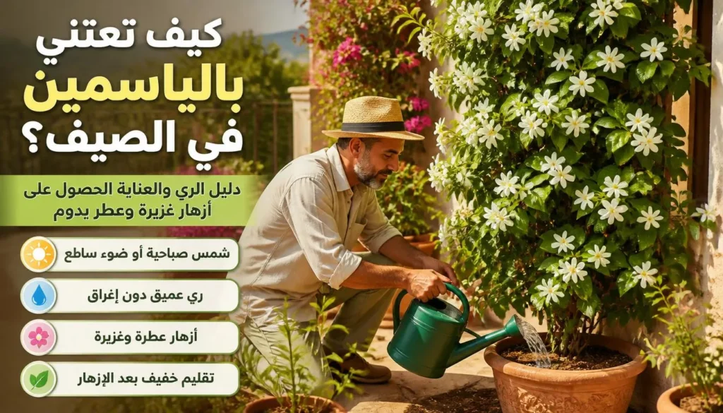كيف تعتني بالياسمين