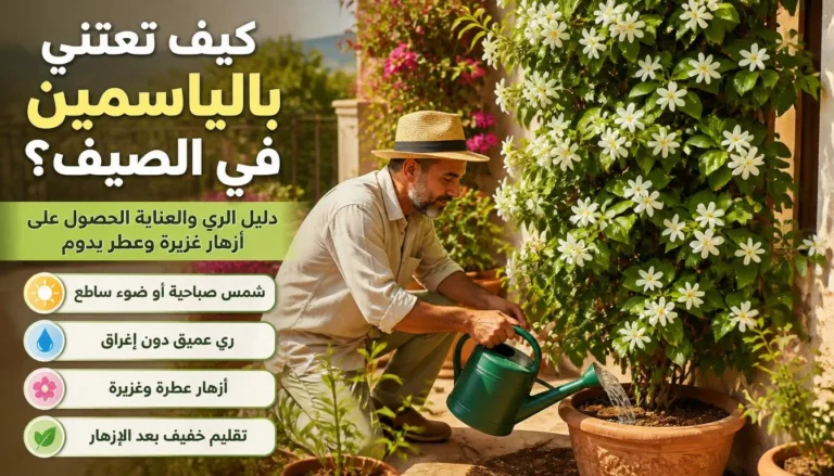 كيف تعتني بالياسمين