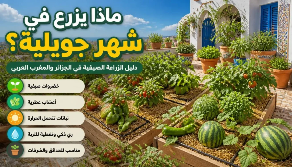 الزراعة في شهر جويلية