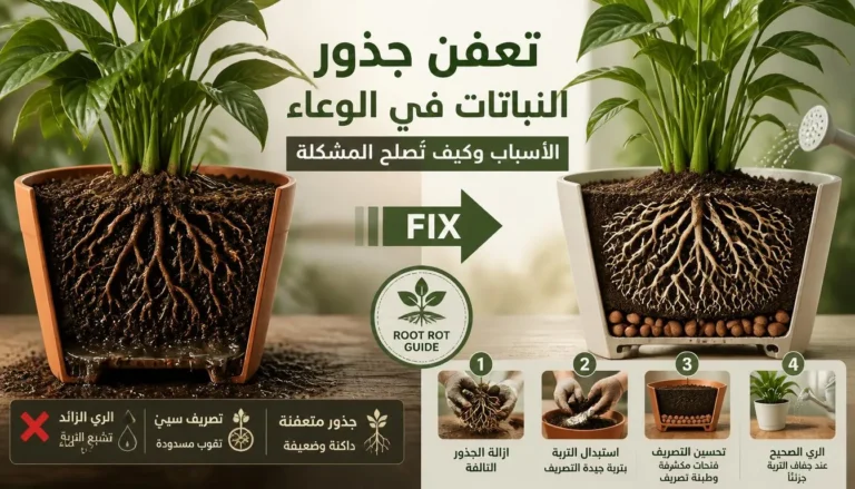 لماذا تتعفن جذور نباتاتك